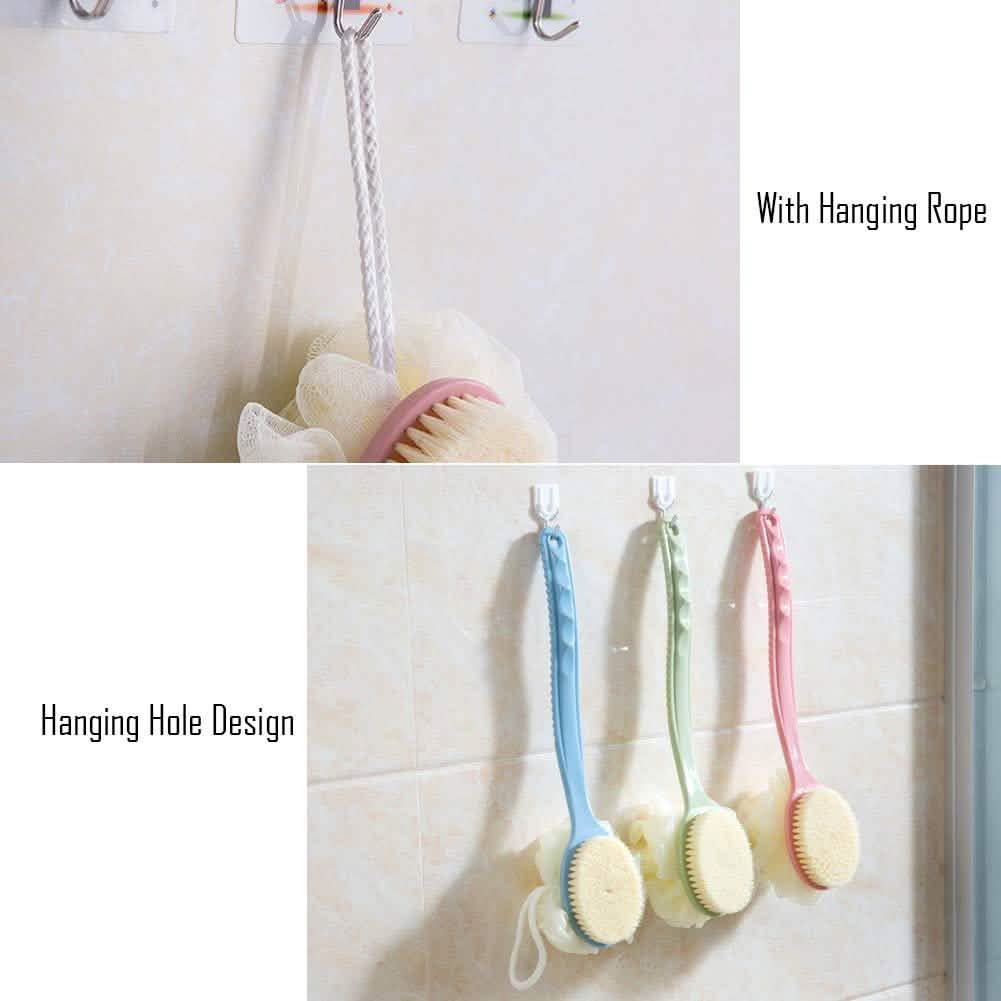 Shower Body Brush with Bristles and Loofah by DailySale
