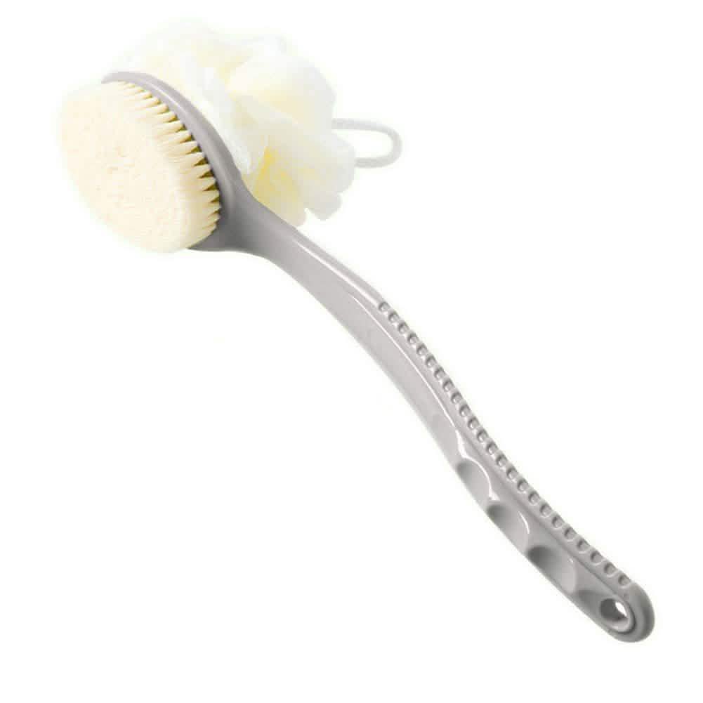 Shower Body Brush with Bristles and Loofah by DailySale