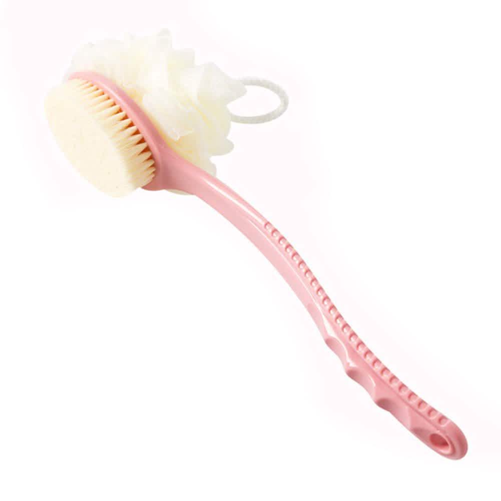 Shower Body Brush with Bristles and Loofah by DailySale