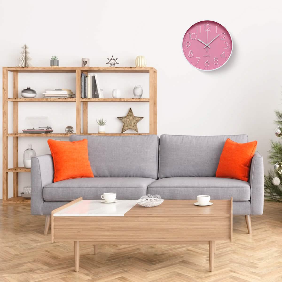 Silent Quartz Decorative Battery Powered Wall Clock by DailySale