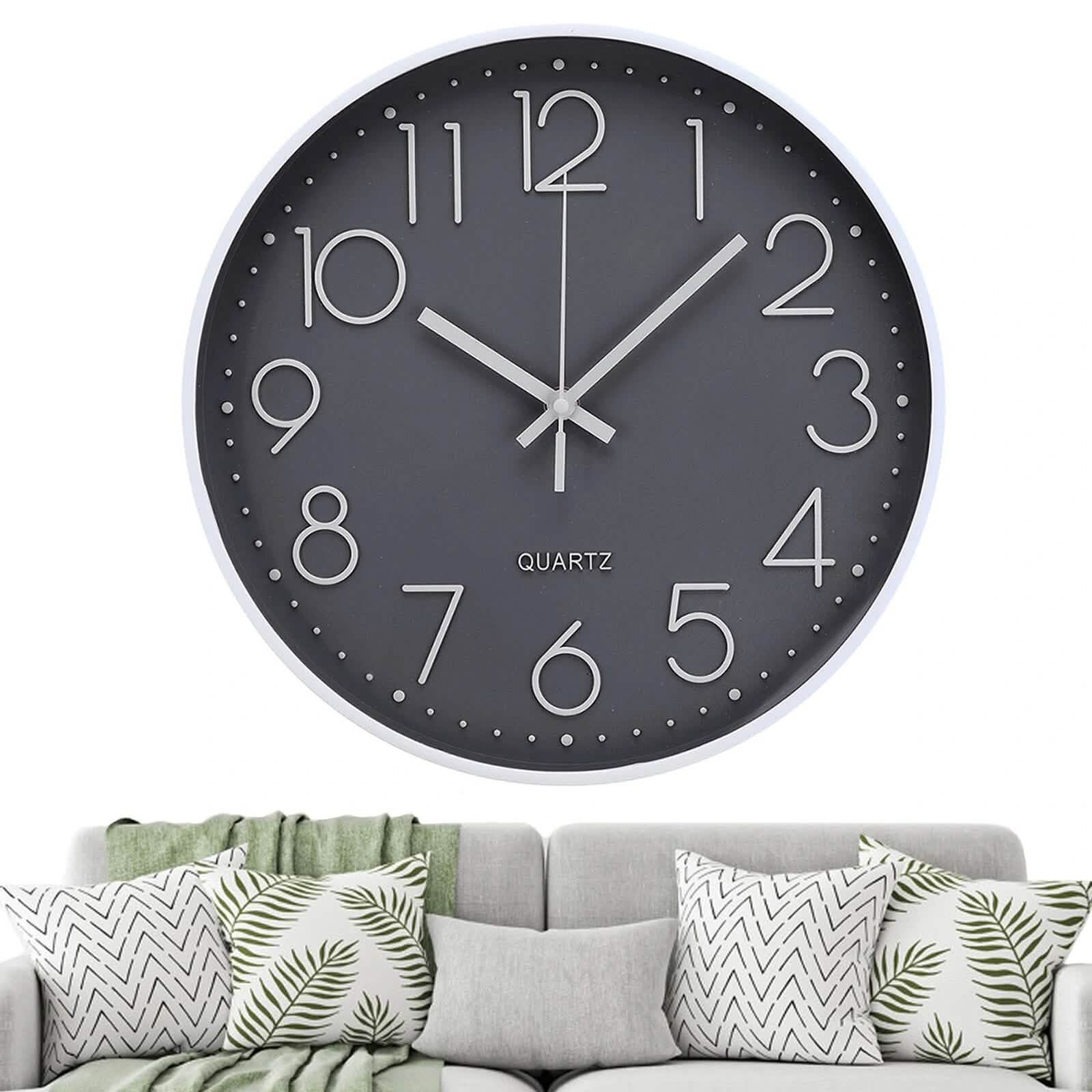 Silent Quartz Decorative Battery Powered Wall Clock by DailySale