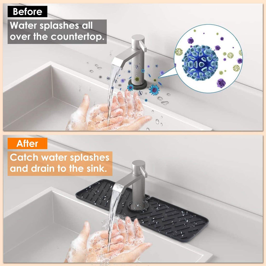 Silicon Faucet Kitchen Sink Mat by DailySale