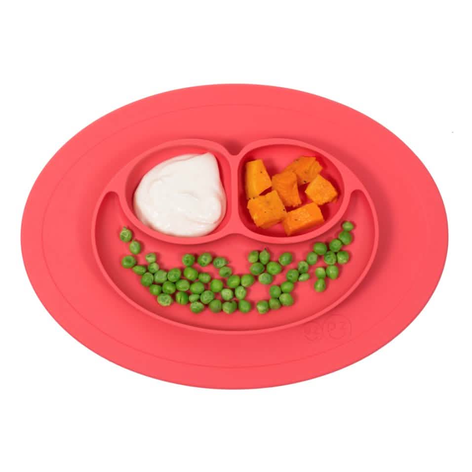 Silicone Feeding Placemat and 3-Section Plate by DailySale