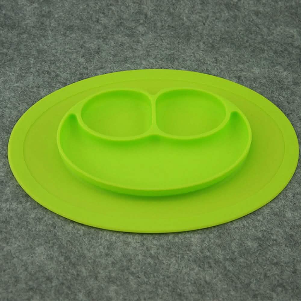 Silicone Feeding Placemat and 3-Section Plate by DailySale
