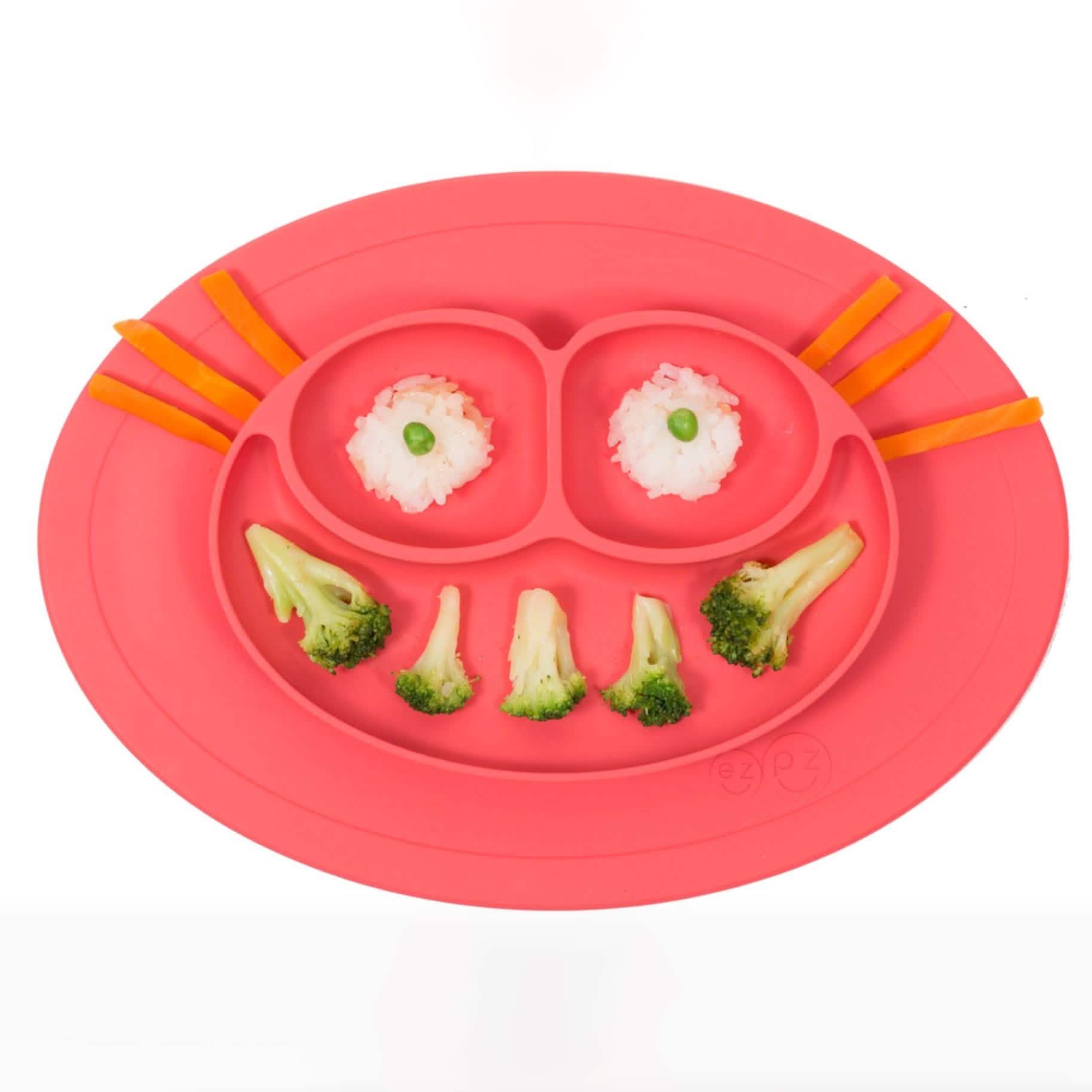 Silicone Feeding Placemat and 3-Section Plate by DailySale