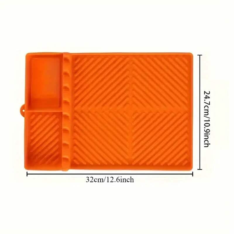 Silicone Grill Mat with Side Shelf by DailySale