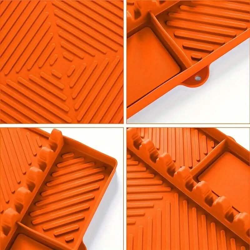 Silicone Grill Mat with Side Shelf by DailySale