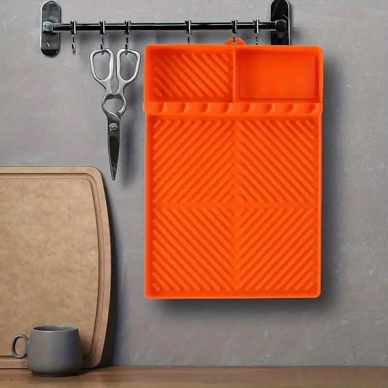Silicone Grill Mat with Side Shelf by DailySale