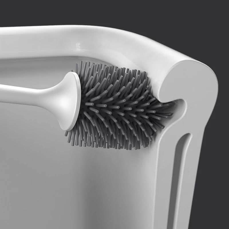 Silicone Head Toilet Brush Quick Draining Clean Tool by DailySale