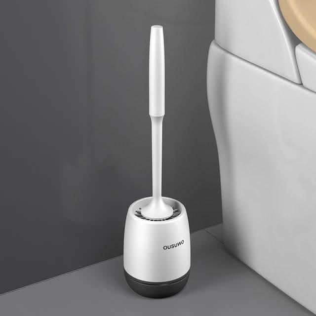 Silicone Head Toilet Brush Quick Draining Clean Tool by DailySale