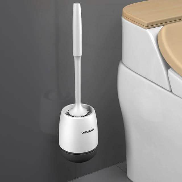 Silicone Head Toilet Brush Quick Draining Clean Tool by DailySale