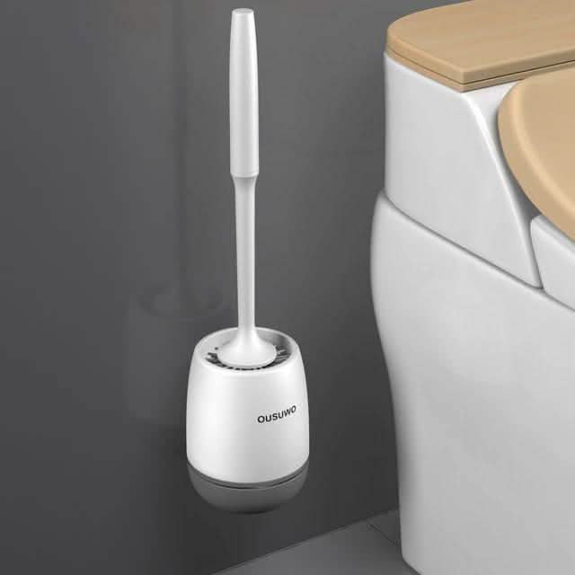 Silicone Head Toilet Brush Quick Draining Clean Tool by DailySale