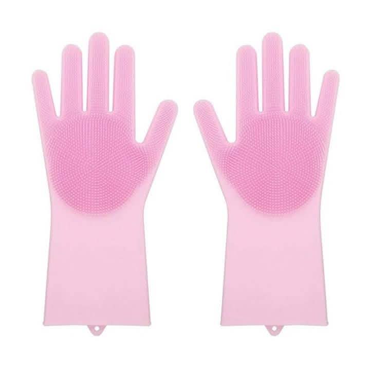 Silicone Scrubber Bristly Gloves by DailySale