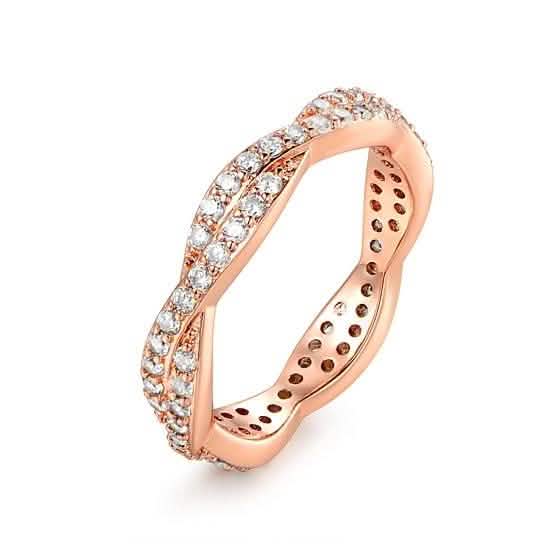 Silvertwist Ring - Assorted Colors and Sizes by DailySale