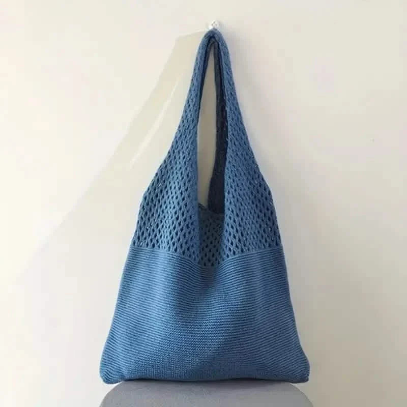 Simple Retro Hollow Crochet Bag