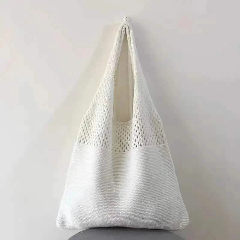 Simple Retro Hollow Crochet Bag