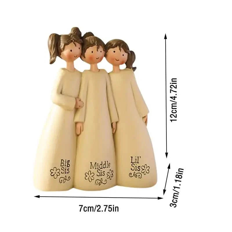 Sisters And Friends Sculpture Decorative Ornaments by DailySale
