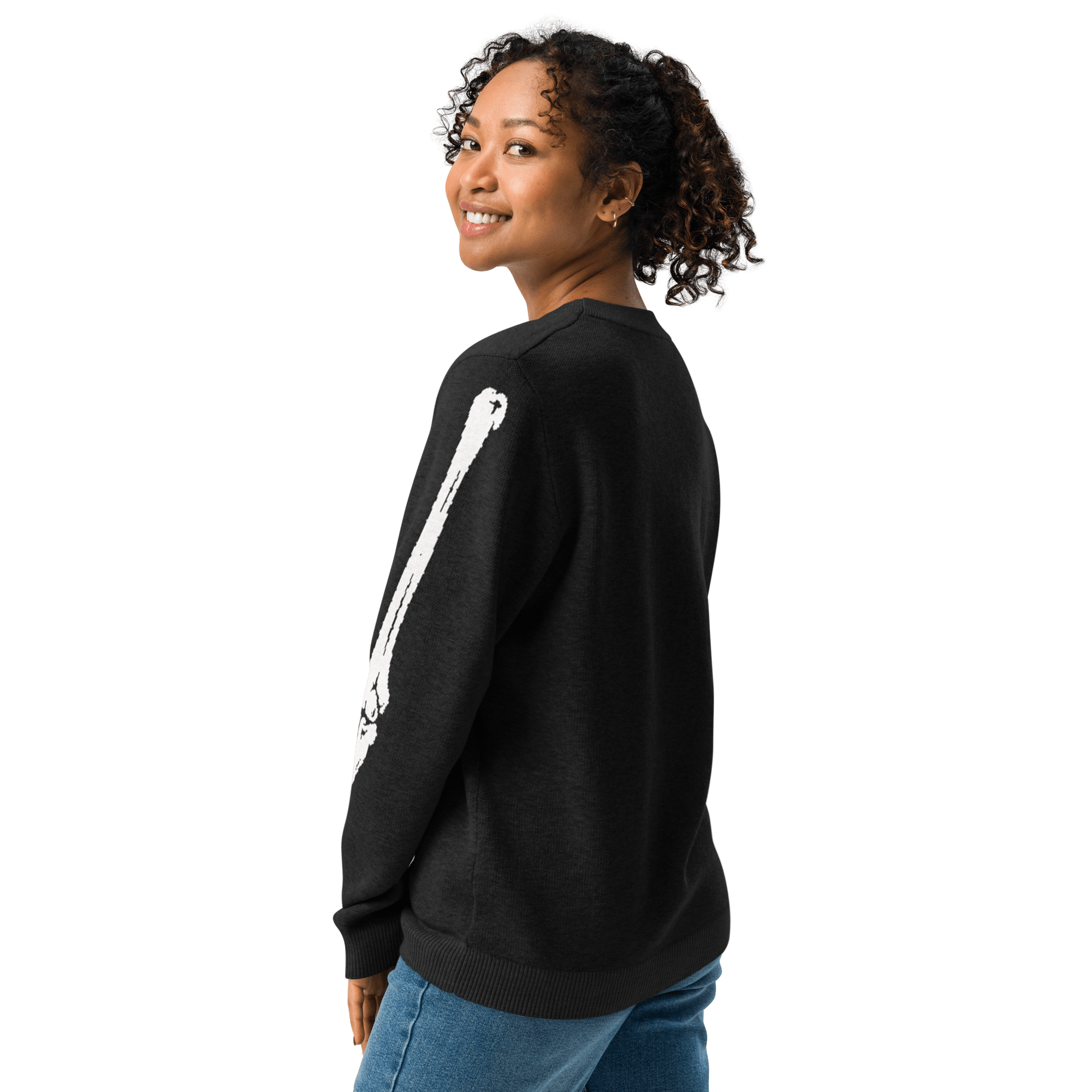 Skeleton Squad Knit Crew Neck Sweater by Goth Cloth Co.