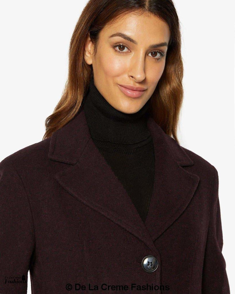 Slim Fit Wool Blend Longline Maxi Coat (1816) - Goddess Imports Marketplace