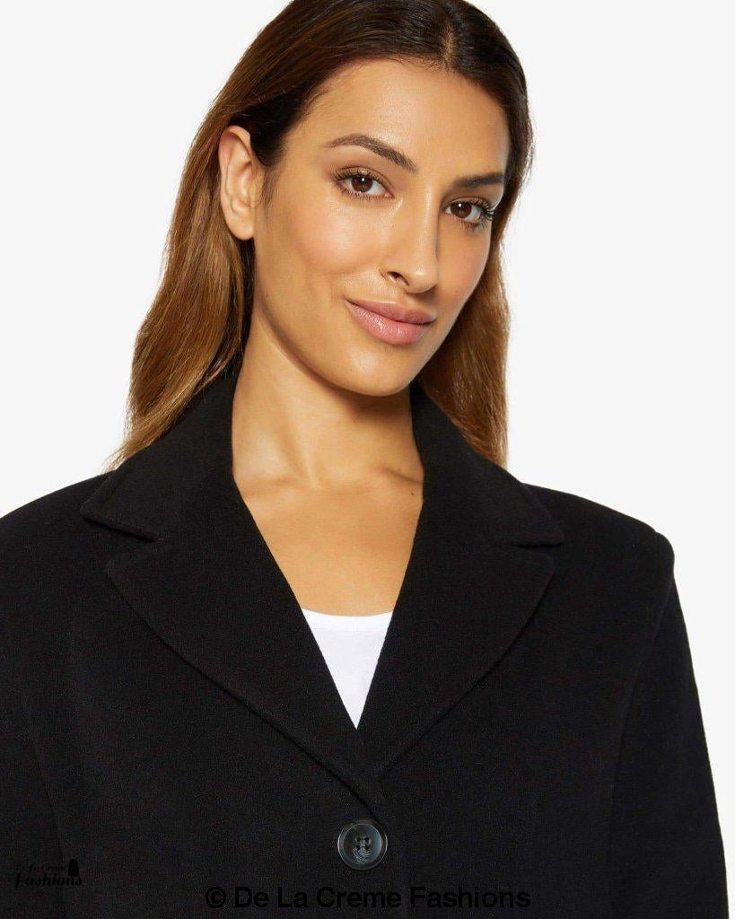 Slim Fit Wool Blend Longline Maxi Coat (1816) - Goddess Imports Marketplace