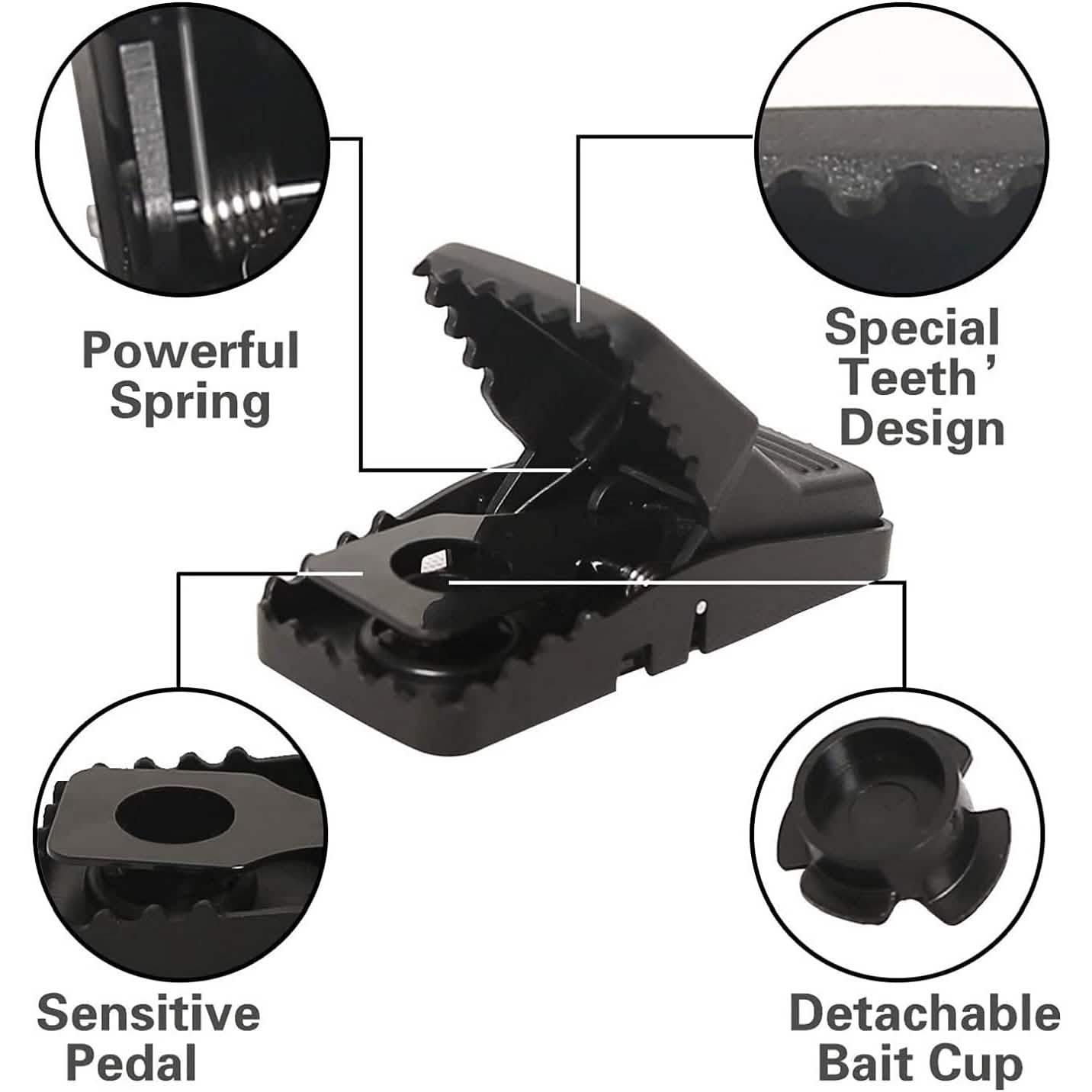 Small Effective Sanitary Safe Mouse Catcher for Family and Pet by DailySale