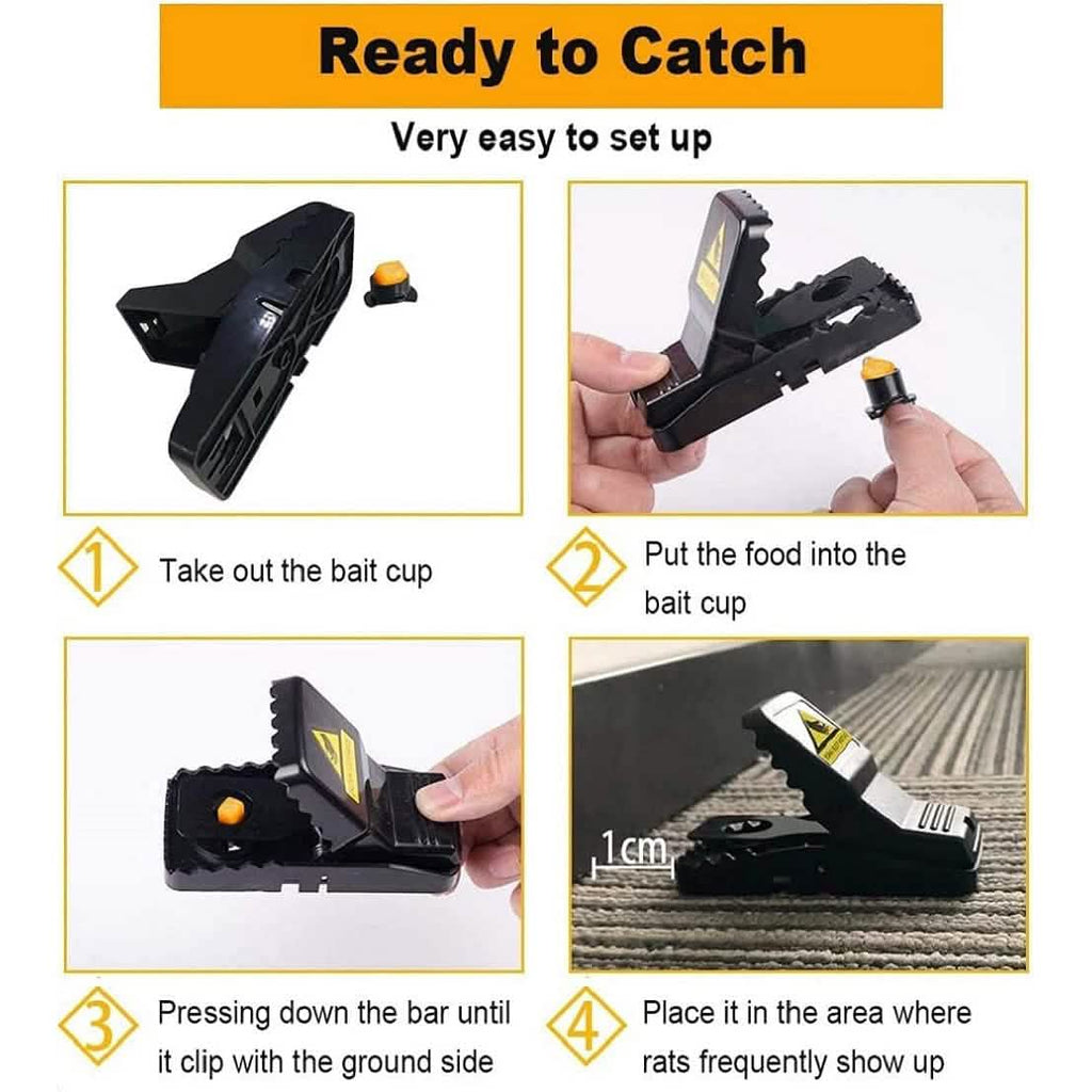 Small Effective Sanitary Safe Mouse Catcher for Family and Pet by DailySale