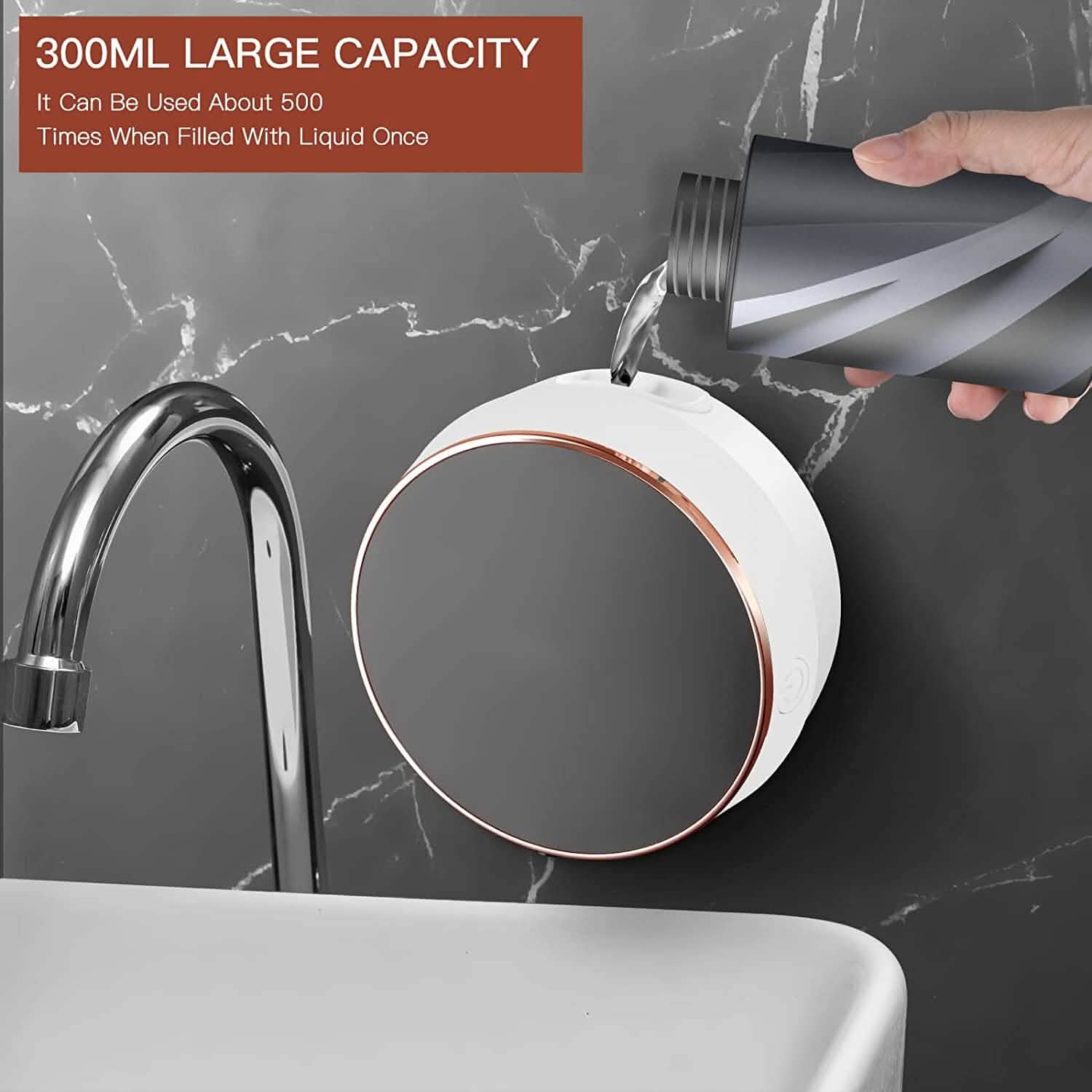 Smart Automatic Wall Mount Soap Dispenser Touchless by DailySale