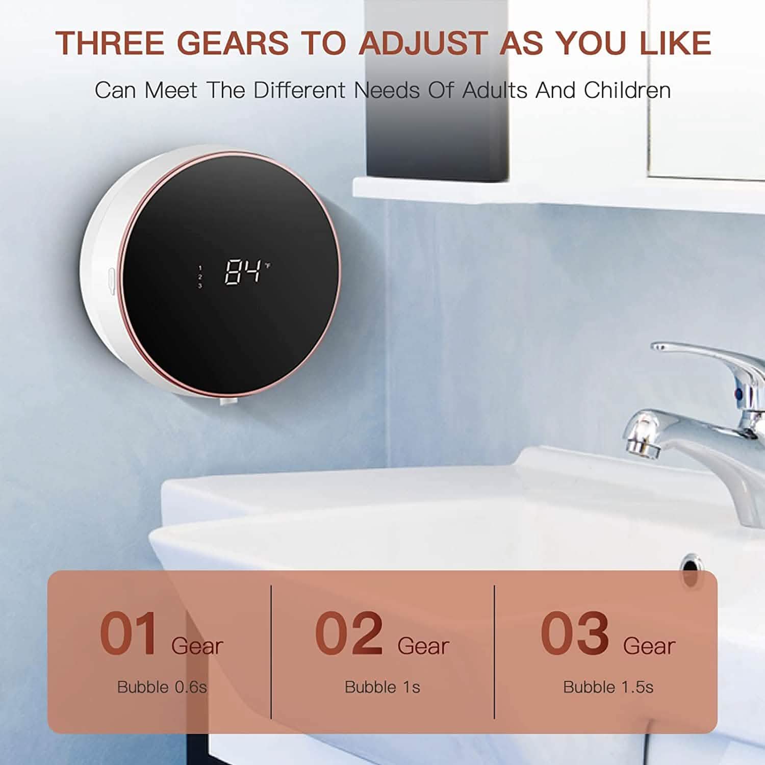 Smart Automatic Wall Mount Soap Dispenser Touchless by DailySale