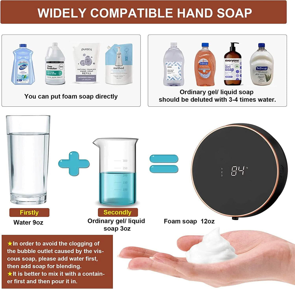 Smart Automatic Wall Mount Soap Dispenser Touchless by DailySale