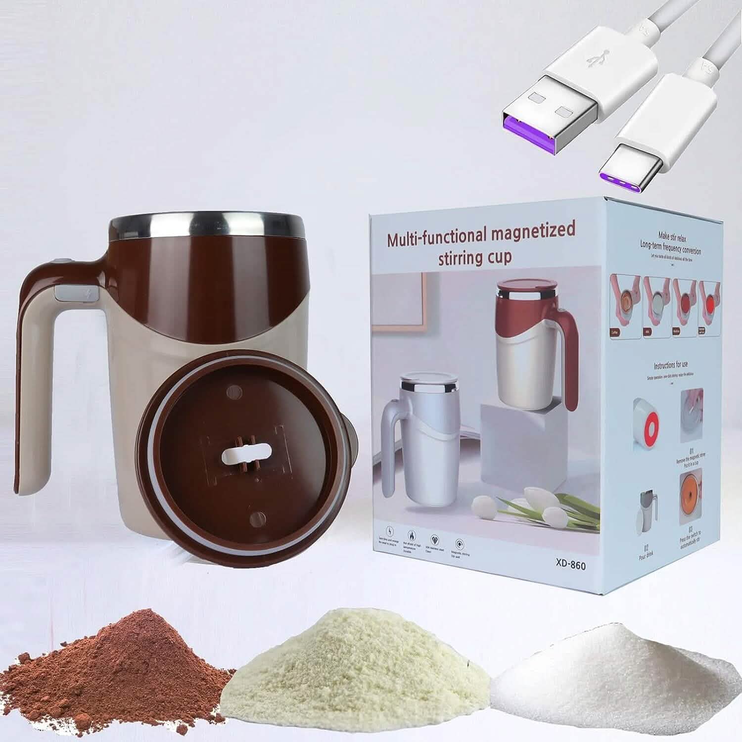 Smart Electric Self-Mixing Mug by DailySale