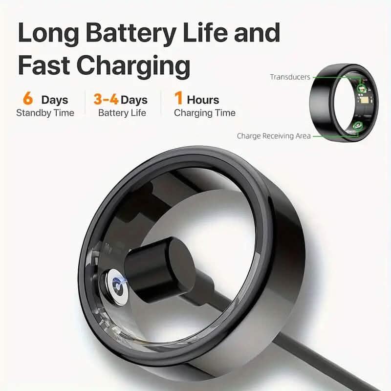 Smart Ring Fitness Assistant by DailySale