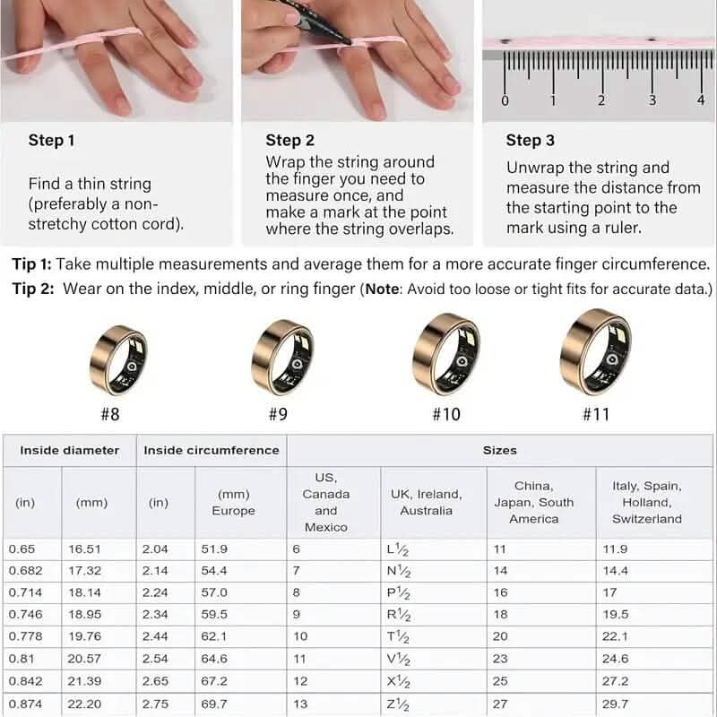 Smart Ring Fitness Assistant by DailySale