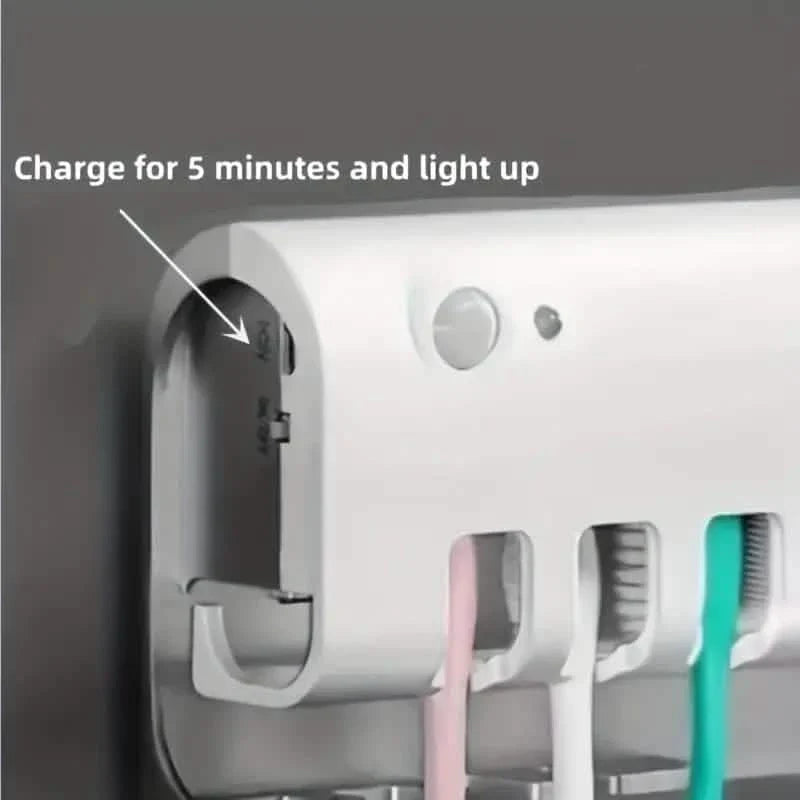 Smart Wall-Mounted Toothbrush UV Sterilizer by DailySale