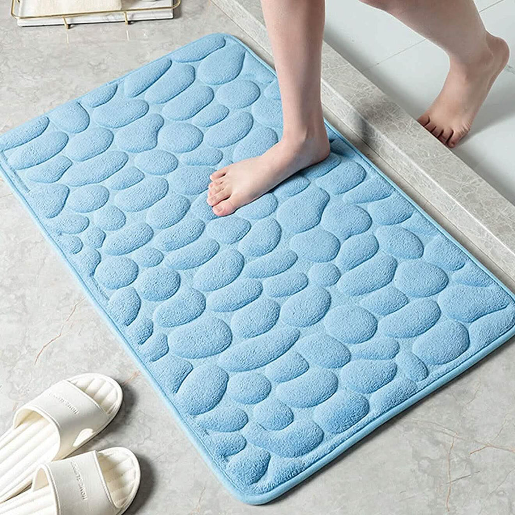Soft Memory Foam Non Slip Cobblestone Embossing Bath Mat by DailySale