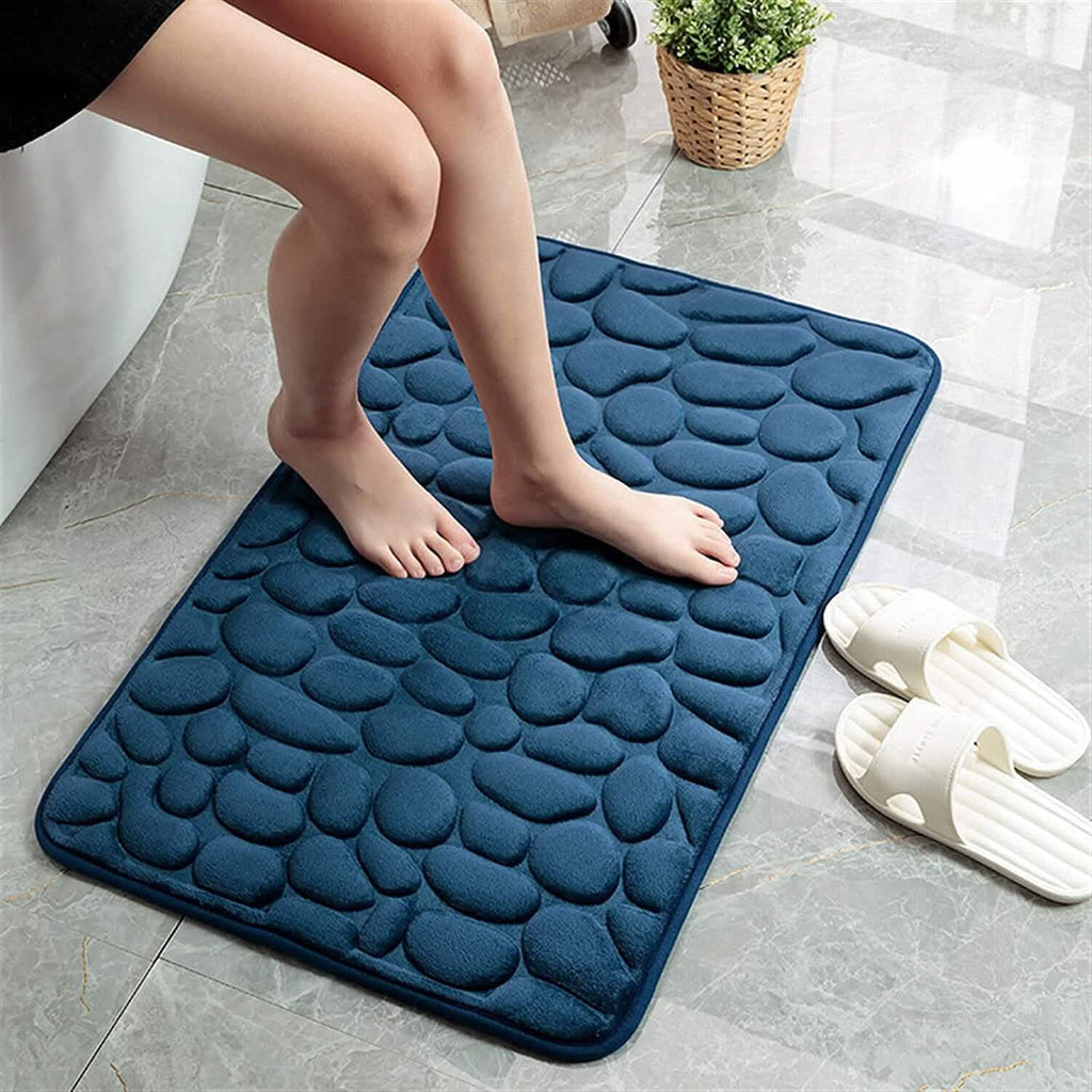 Soft Memory Foam Non Slip Cobblestone Embossing Bath Mat by DailySale