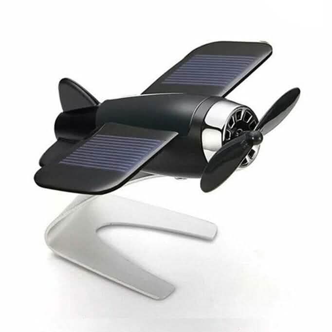 Solar Airplane Creative Car Decoration by DailySale