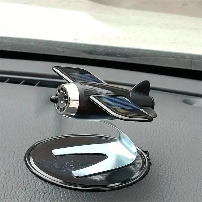 Solar Airplane Creative Car Decoration by DailySale