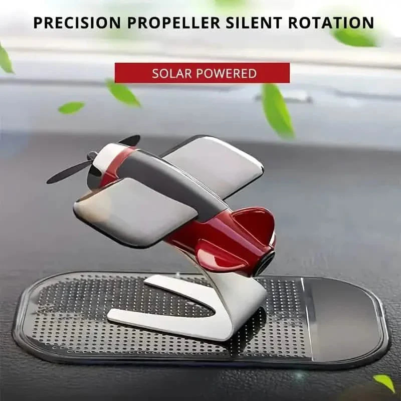 Solar Airplane Creative Car Decoration by DailySale