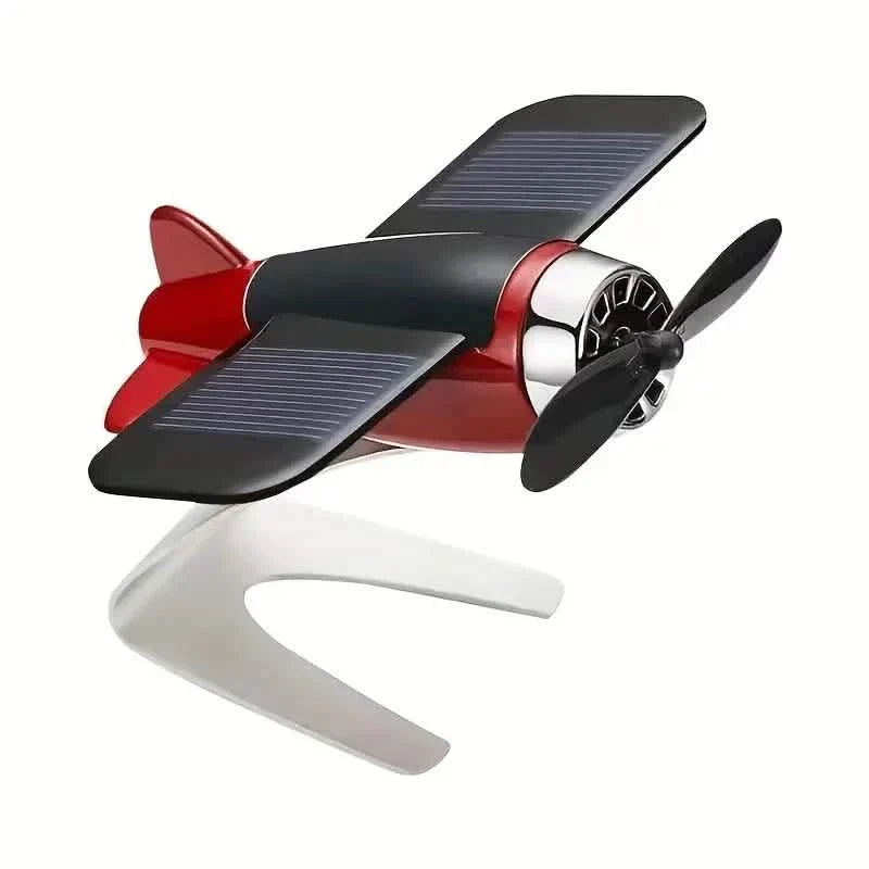 Solar Airplane Creative Car Decoration by DailySale
