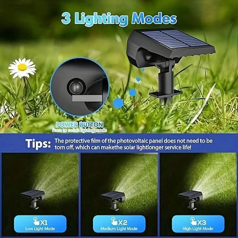 Solar Landscape Outdoor Spotlights by DailySale