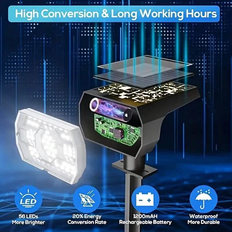 Solar Landscape Outdoor Spotlights by DailySale