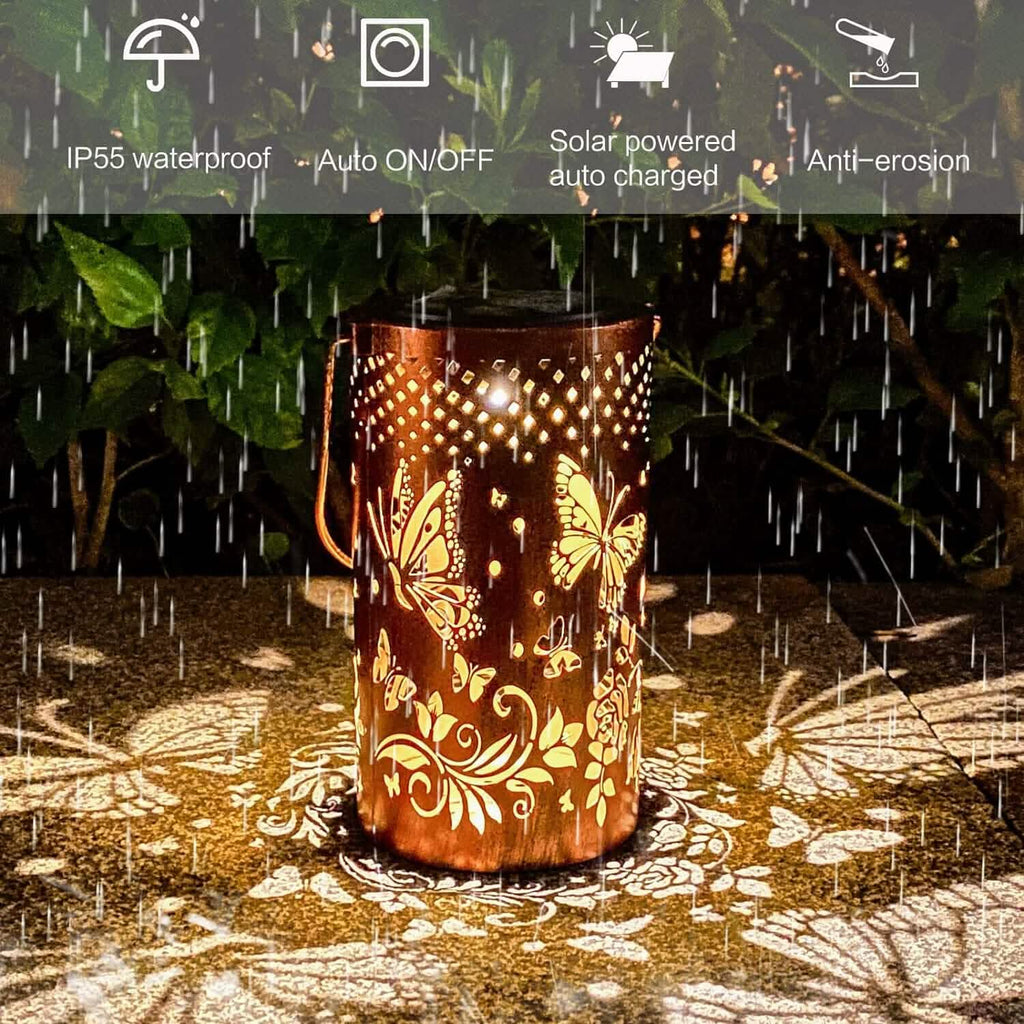 Solar Lanterns Outdoor Hanging Lantern Lights by DailySale