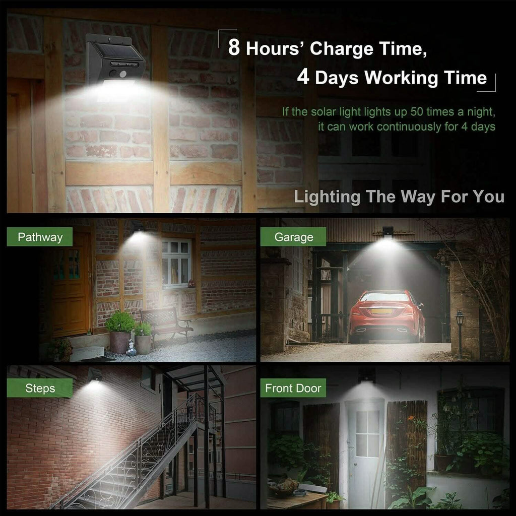 Solar Light 20 LEDs Outdoor PIR by DailySale