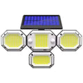Solar Light Outdoor with Remote Control Double Motion Sensor Light 306/208 Led Wall Lamp IP65 Spotlight Exterior Garage Lighting by DailySale
