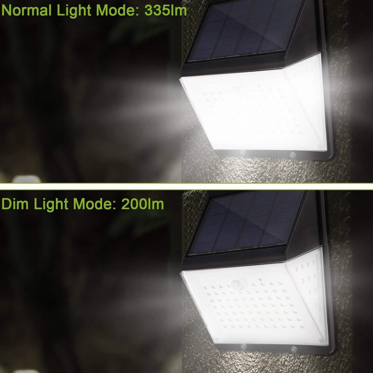 Solar Lights 88 LEDs Outdoor Wall Lamps by DailySale