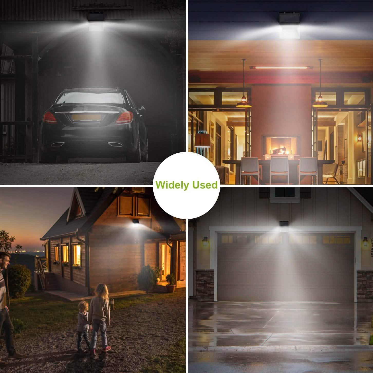 Solar Lights 88 LEDs Outdoor Wall Lamps by DailySale