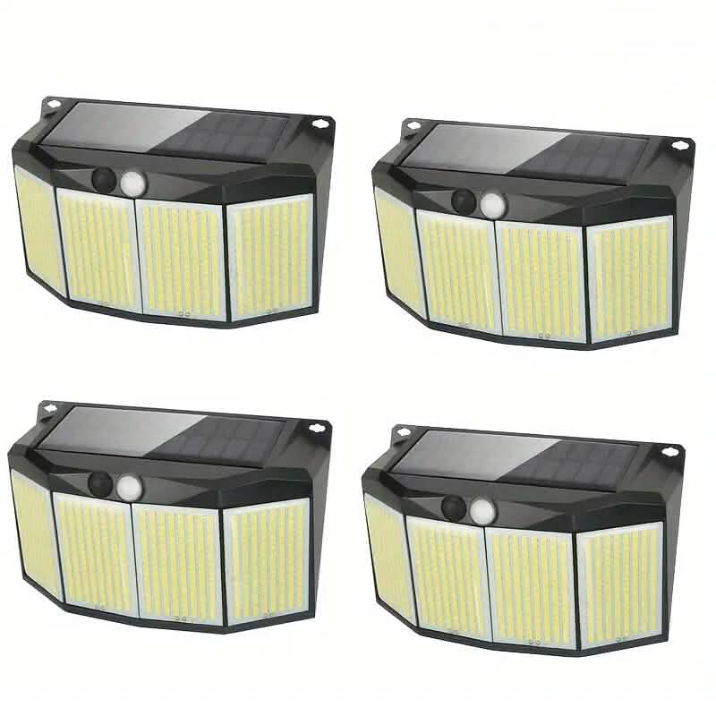 Solar Lights Outdoor 576 LED with Lights Reflector and 3 Lighting Modes by DailySale