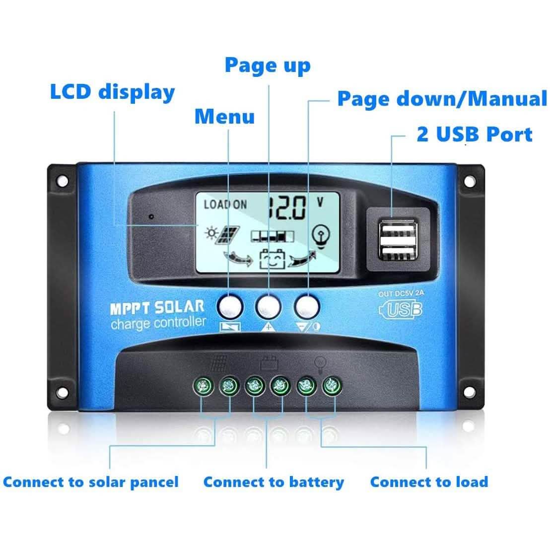 Solar Panel Regulator Charge Controller by DailySale
