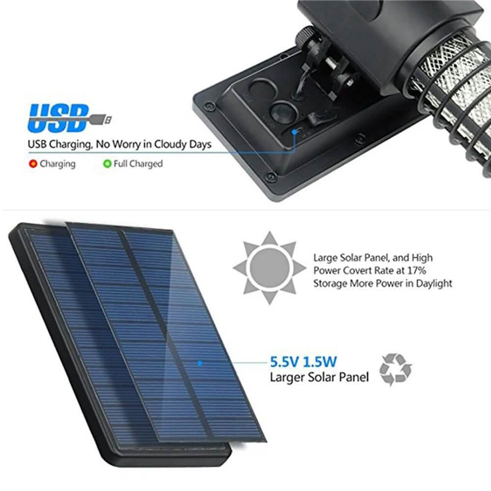 Solar Powered Bug Zapper by DailySale