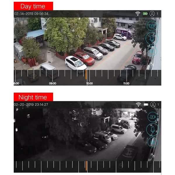 Solar Powered IP Camera with Rechargable Batteries HD 1080p Loop Recording by DailySale